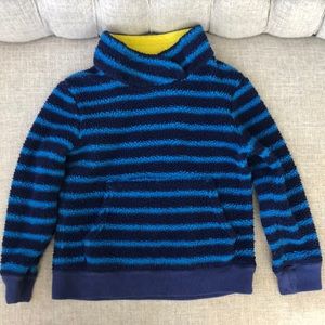 Cozy Mini Boden Blue Stipe Pullover 2-3y